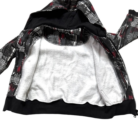 ⭐️ 5 for $25 Stylish Kids Hoodie Black Grey Burgundy Red 110 cm 4-5 Years - Picture 2 of 6